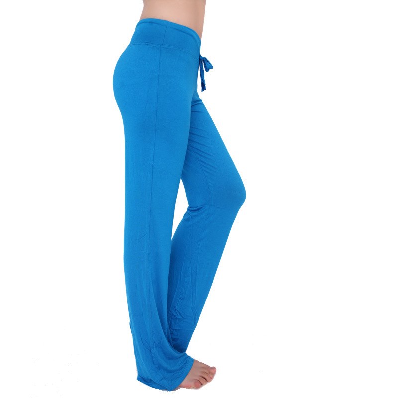 The Codex Modal Slim Fit Plus Size Trousers for Activewear - Lake Blue / S