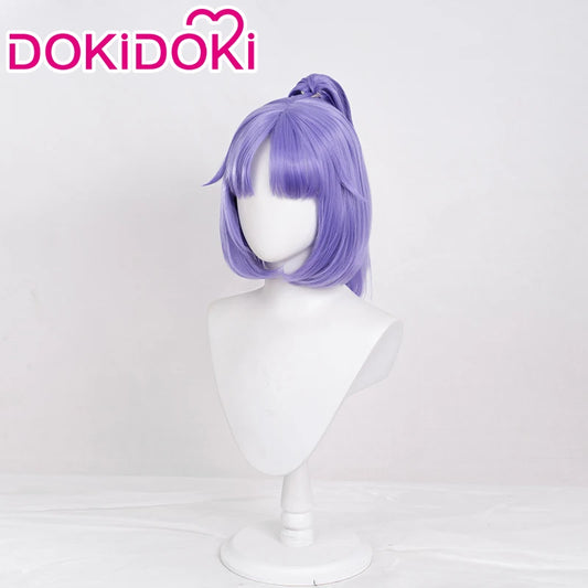 Cinnamon Wig Game NEKOPARA Cosplay DokiDoki Nekopara Cosplay Women Purple Hair Cinnamon High Heat Resistant Hair