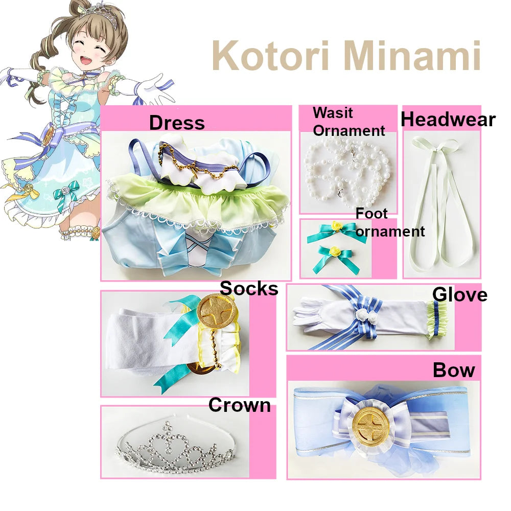 Love Live Countdown Cosplay Costume Women Polyester Set