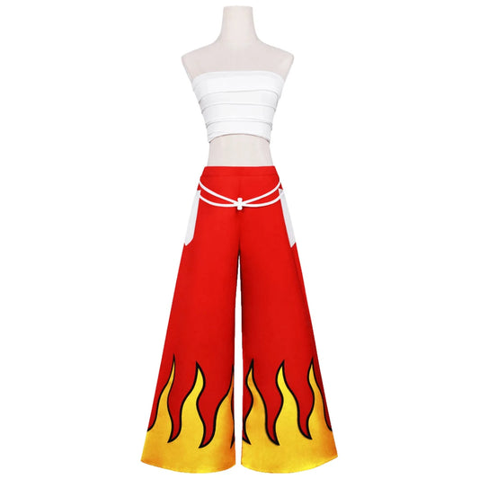 Fairy Tail Erza Scarlet Clear Heart Costume Set Polyester