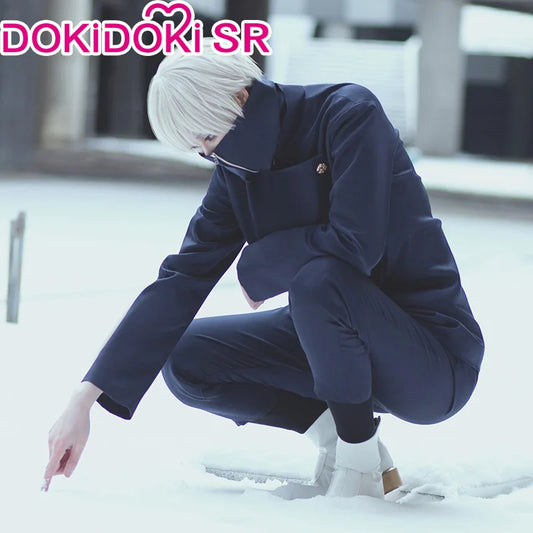 IN STOCK Gojo Satoruu/ Togee Inumaki Cosplay Costume Anime DokiDoki-SR Dark Blue Uniform Costume Christmas