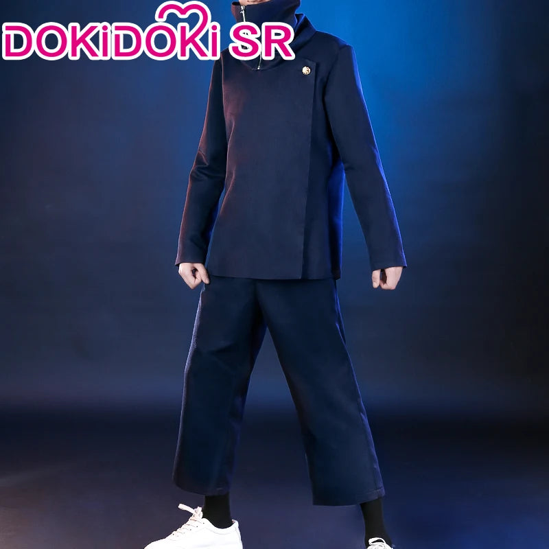 Gojo Satoruu Togee Inumaki Cosplay Costume Anime DokiDoki-SR Dark Blue Uniform Christmas - M / PRE-SALE