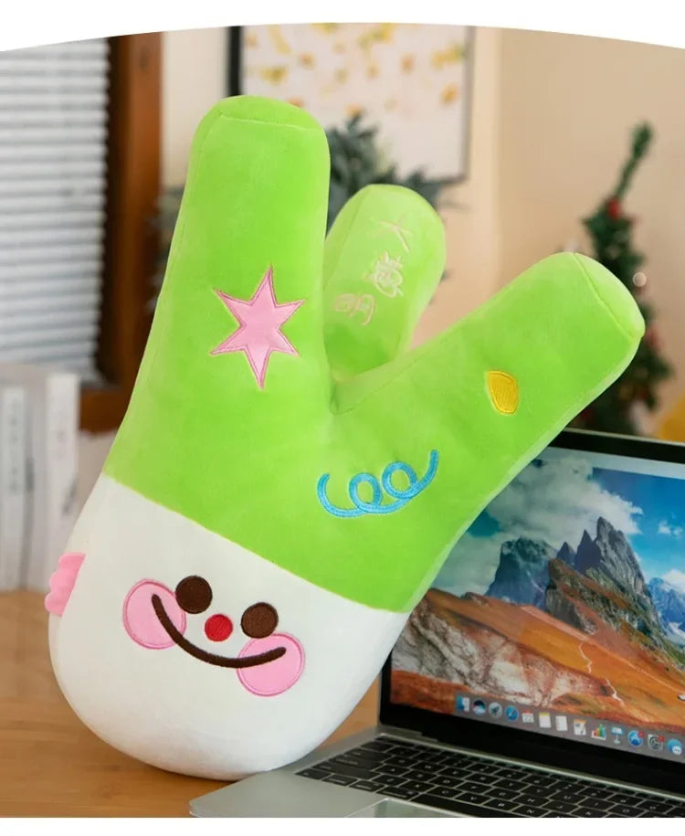 New 40-60cm Creative Cute Scallion Bright Pillow Large Cloth Doll Plush Toy Sleeping Doll Children's Girl Birthday Gift