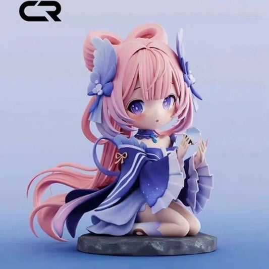 New Sangonomiya Kokomi Figure Genshin Impact Anime Figurine Sangonomiya Q Version Pvc Models Statue Customized Doll Decora Gift