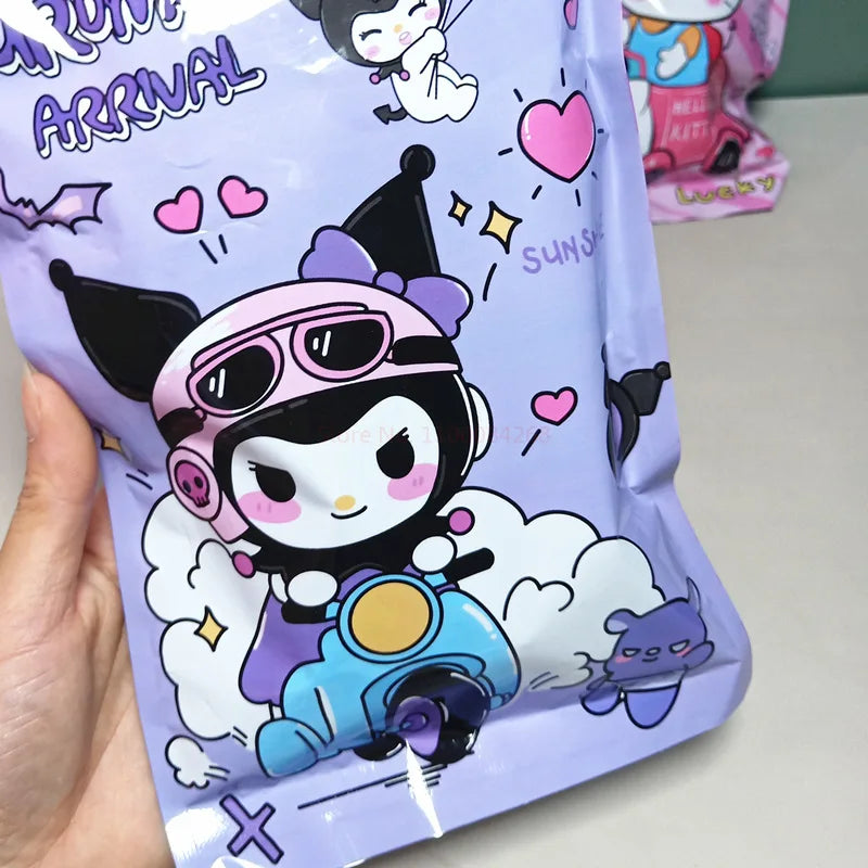 12pcs New Sanrio Kuromi Melody Papacha Dog Blind Box Stationery Set Surprise Blind Bag Student Gift Reward Wholesale