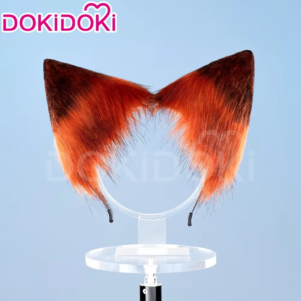 Xilonen Feixiao Von Lycaon Alastor Maomao Seth Tighnari Ears Cosplay DokiDoki Ears Cosplay Halloween Cosplay Props Christmas