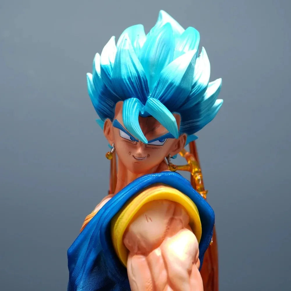38cm Anime Dragon Ball Vegetto PVC Action Figure Statue Desktop Ornament Model Toy Gift