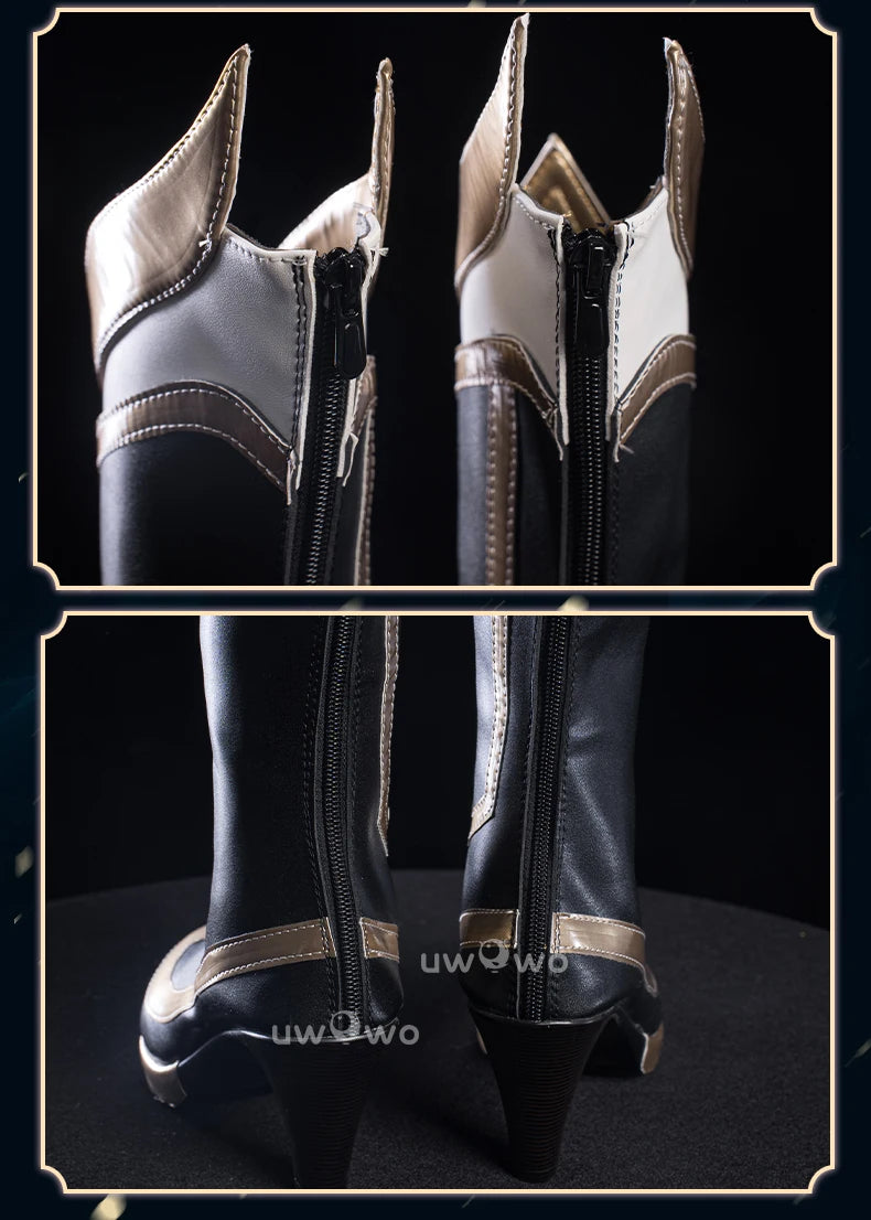 UWOWOW Ahri Shoes Game League of Legends/LOL: Risen Legend Ahri Cosplay Shoes Size 35-42 High Tube