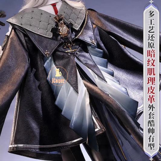 Wuthering Waves Zani Cosplay Costume Wig Uniform Metal Props Montelli Family Averardo Bank Ragunna Rinascita Halloween for Women