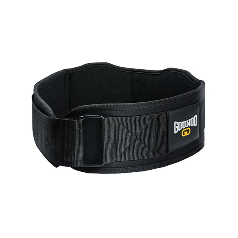 Gounod Weight Lifting Belt Back Support Workout for Squats Deadlifts Powerlifting Cross Training Men Women - Black / XL
