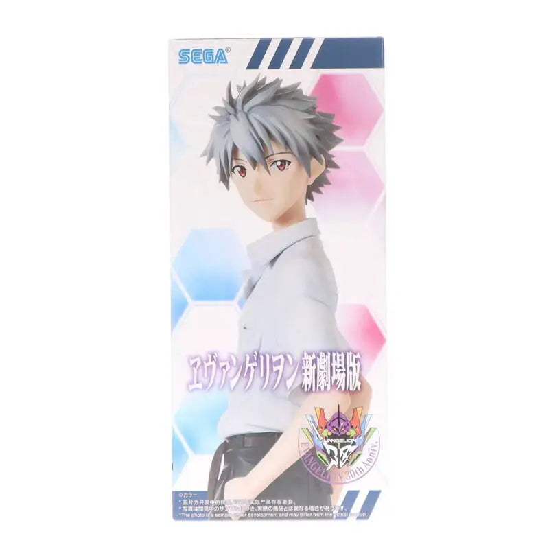 Bandai Evangelion Shinji Ikari Kaworu Nagisa Ayanami Rei 14CM PVC Model