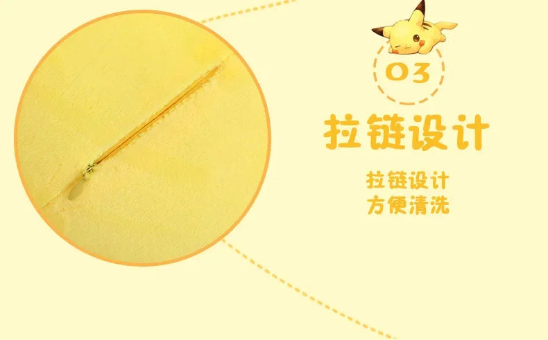 25/45/55/65CM Pokemon Pikachu Plush Doll Japanese Cartoon Animal Stuffed Children's Pikachu Ornament Cushion Plushies Gift