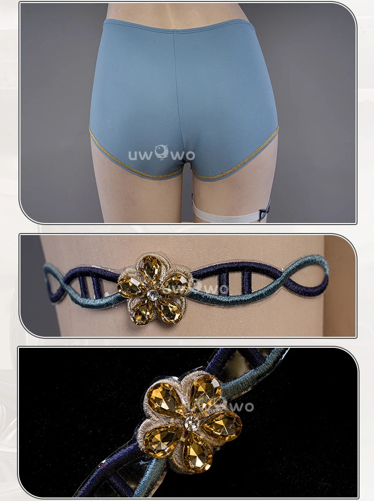 PRE SALE UWOWO Ruan Mei Cosplay Honkai Star Rail Fanart Ruan Mei Ruanmei Qipao Ver. Cosplay Costume Halloween Costume