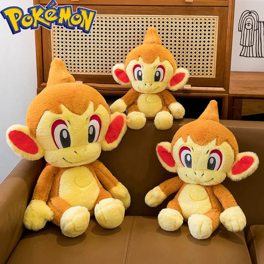 30/40/50CM Big Size Pokemon Chimchar Plushies Cartoon Anime Plush Pillow Soft Doll Kawaii Stuffed Plushie Ornament Children Gift