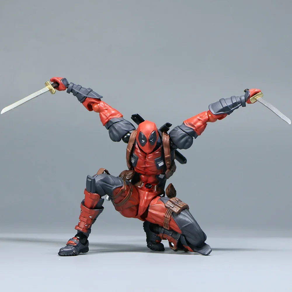 Amazing Yamaguchi Deadpool 2.0 Action Figure Toys 15cm Super Hero Dead Pool Movable Statues Model Doll Collectible Ornaments