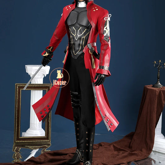 Honkai Star Rail Fate Archer Cosplay Costume Wig Uniform Coat Outfit Festival Halloween Party for Women Girls Carnival iCoser