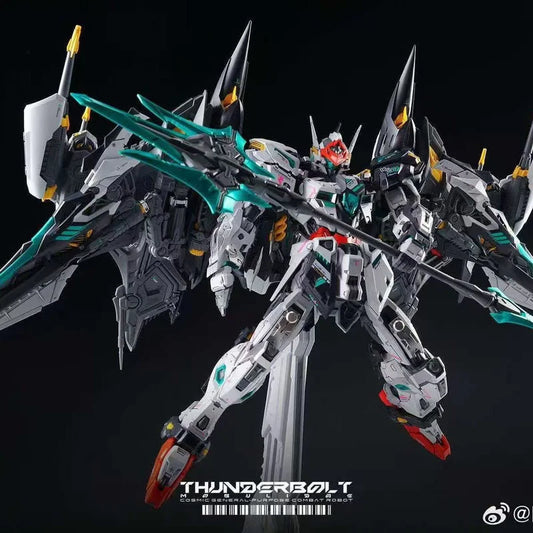 1/100 Scale Inera Infinite Dimension Thunderbolt Manta Ray Original Mecha Plastic Model Kit Action Figures Engraved Lines Clear