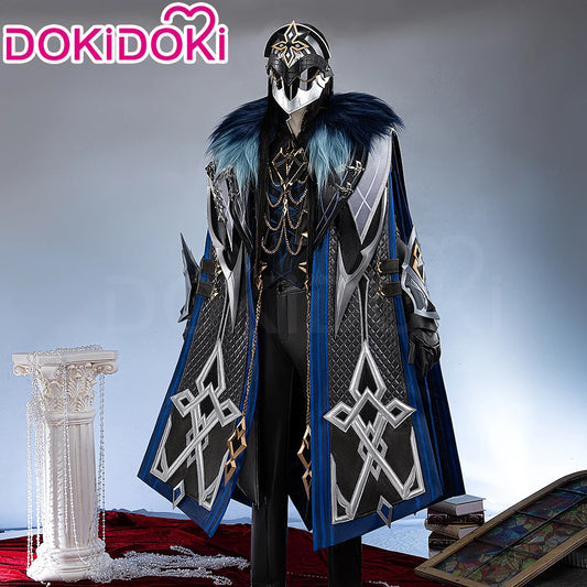 IN STOCK Captain Capitano Cosplay Costume Game Genshin Impact【S-4XL】DokiDoki Men Costume Fatui Harbinger Halloween Plus Size
