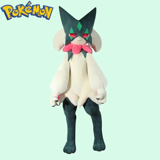 150cm Super Big Size Meowscarada Plush Leathershell Anime Plush Stuffed Doll Just Clothes Plush Presale Pokemon Room Ornaments
