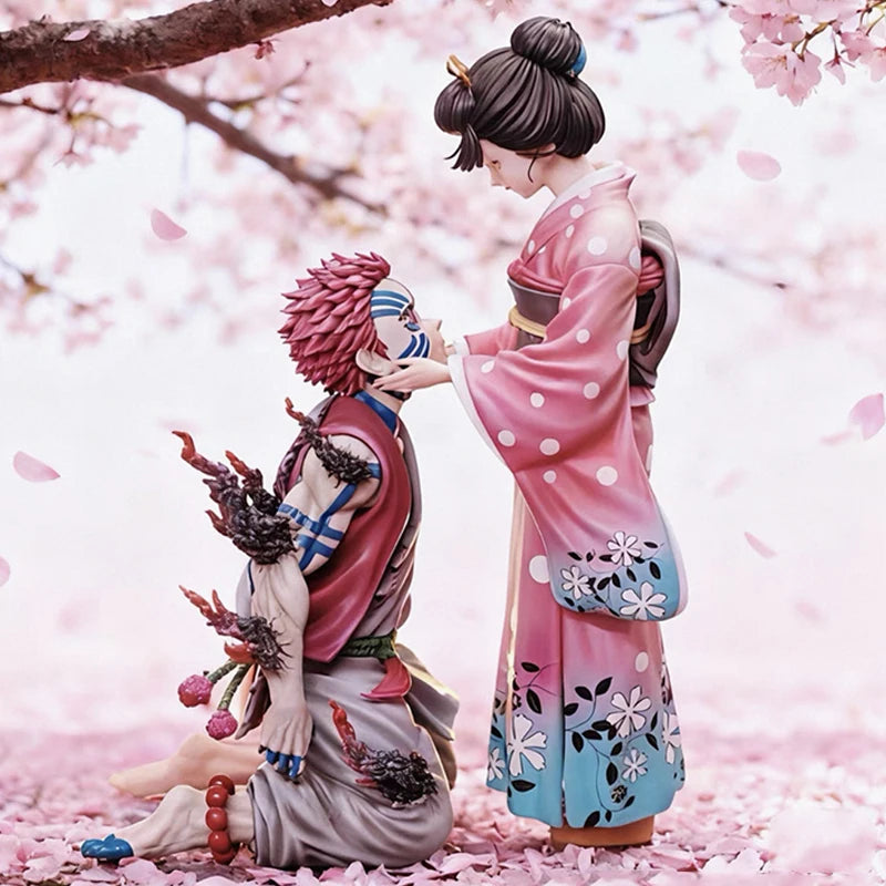 Bandai Demon Slayer Akaza & Koyuki 27cm PVC Model