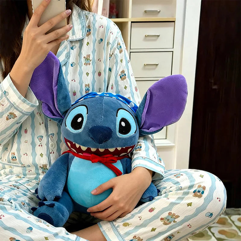 Plush Toy Stitch Cartoon with Cape Cute Plush Doll for Kids Birthday Christmas Gift Stuffed Animal Prize for Claw Machine Party