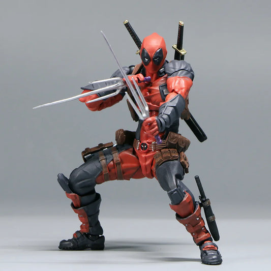 Amazing Yamaguchi Deadpool 2.0 Action Figure Toys 15cm Super Hero Dead Pool Movable Statues Model Doll Collectible Ornaments