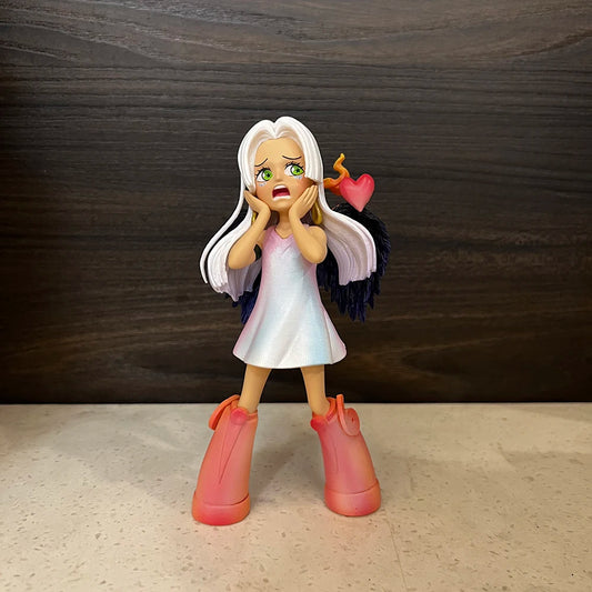 11.5cm/4.53in Anime One Piece Figure Boa·Hancock Figure Seraphim Hancock PVC Cute Statue Collection Model Toys Gifts