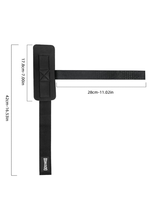 The Codex Weightlifting Straps with Wrist Bands Gym Grip for Powerlifting Strength Training Exercise Protection