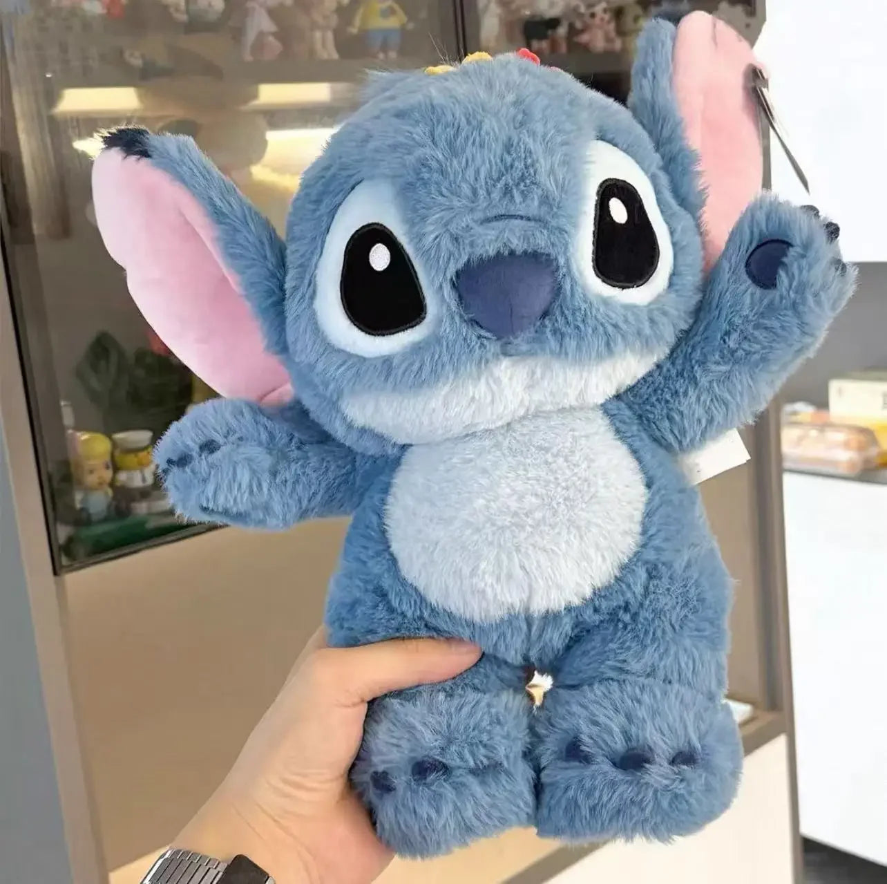 30-55cm Disney Stitch Plush Stuffed Toys Anime Cute Cartoon stand Stich Plushies Dolls Kawaii Pillow Stuffed Kid Birthday Gifts