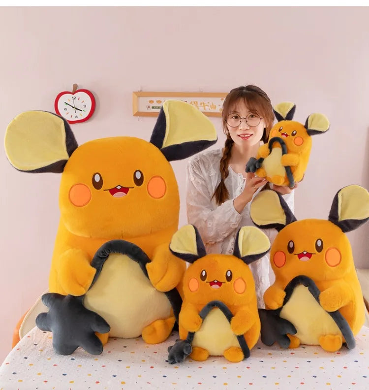 70CM Big Size Pokemon Plushies Dedenne Cartoon Anime Peluche Kawaii Ornament Comfortable Soft Doll Children Toy Cushion Gift