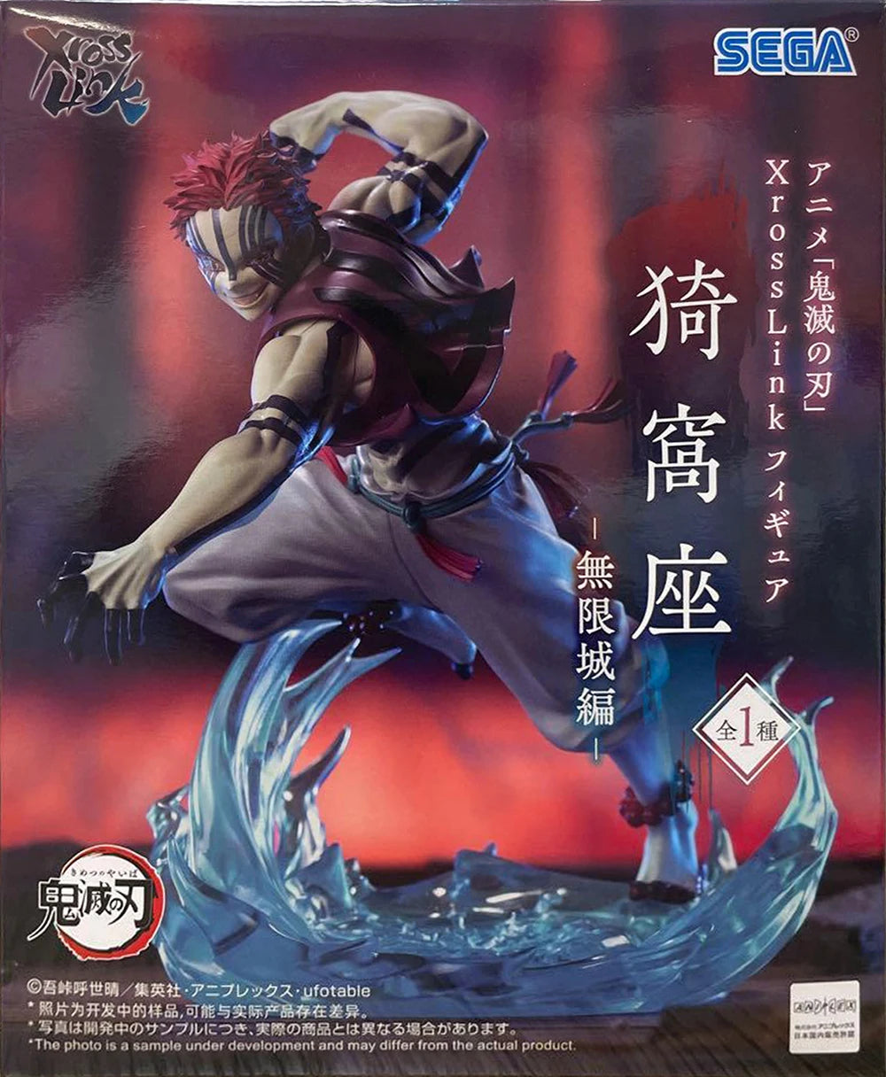 SEGA XrossLink Demon Slayer Tanjiro Kamado Akaza Tomioka 150mm PVC Model