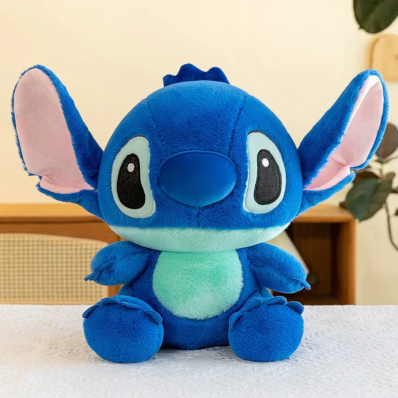 45/60/80CM Super Big Size Disney Stitch Anime Plush Stuffed Doll Kawaii Room Decoration Plushies Children's Pillow Holiday Gifts