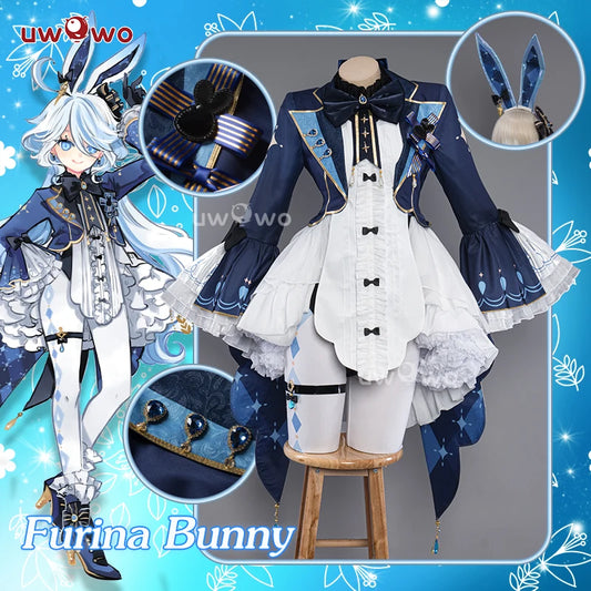 LAST BATCH UWOWO Exclusive Furina Cosplay Genshin Impact Fanart Furina Cute Bunny Suit Cosplay Costume
