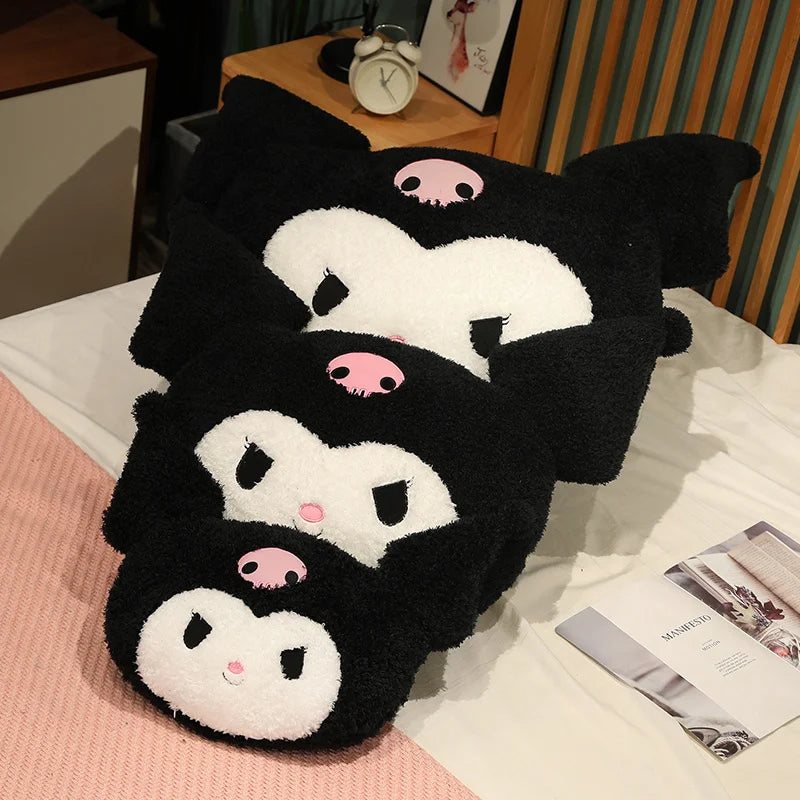 Big Size Kuromi Back Cushion Very Soft Cuddly Pillow Sofa Bed Back Cushion Home Decor Stuffed Anime Plushies Xmas Gifts Girl