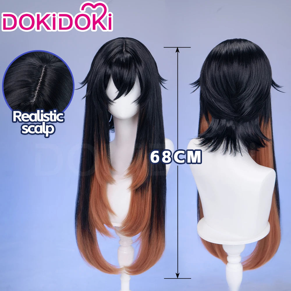 Tamsy Amo Riyo 100cm Long Heat Resistant Anime Cosplay Wig with Free Cap Dokidoki Men Empool Caines - Only / One Size