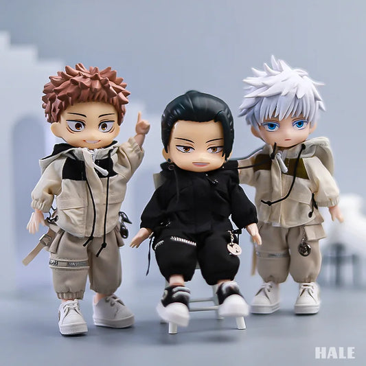 OB11 1/12 Doll Outdoor Jacket and Pants Suit Casual Outfit Accessories for DIY Dolls - 2 / ob11