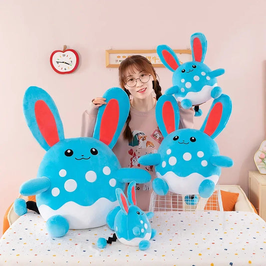 New 70cm Pokemon Azumarill Large Plush Toy Anime Doll Cute Giant Pokémon Cute Cartoon Stuffed Plushie Pillow Gift for Children