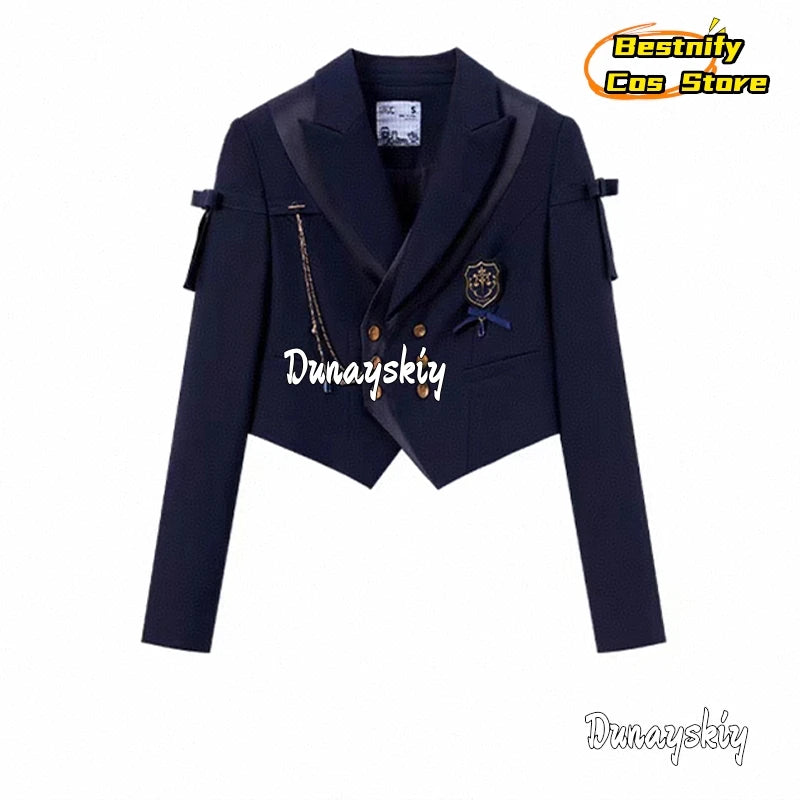 Genshin Impact Furina Cosplay Costume XS-XL Polyester Set - C7 / XS(old) / China Mainland