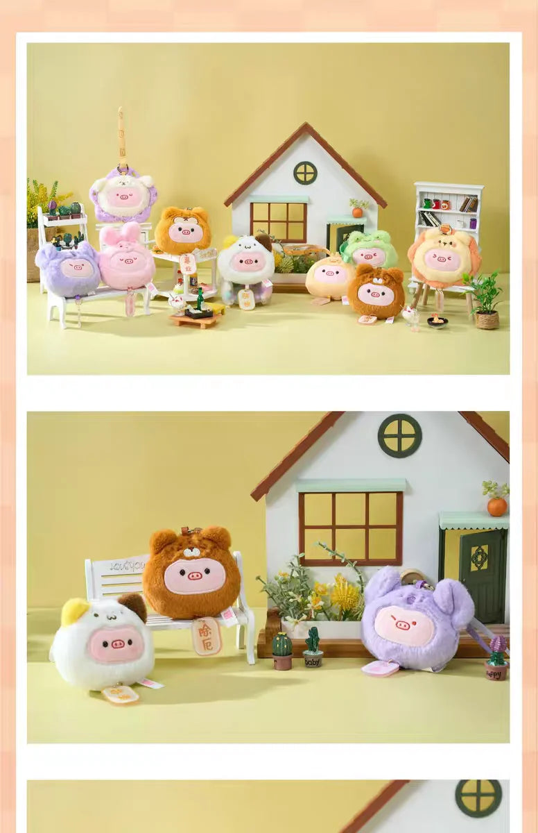 【 In Stock 】 Genuine Sweetheart Pig Aromatherapy Plush Pendant Blind Box Book Packaging Accessories Children'S Toys Pendants