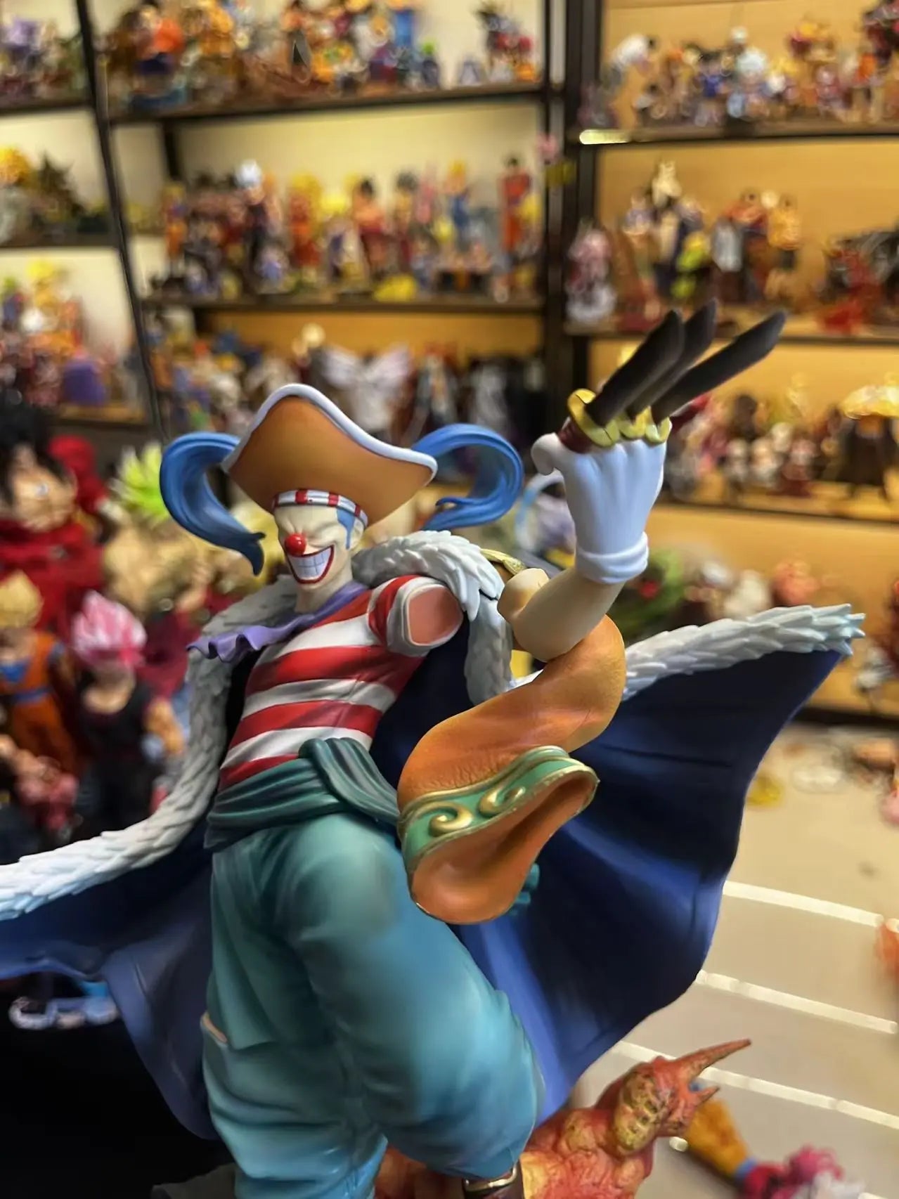 Presale One Piece Buggy Figure 28cm Four Emperors The Clown Buggy PVC Anime Action Figure Toy Collection Model Statue Gift