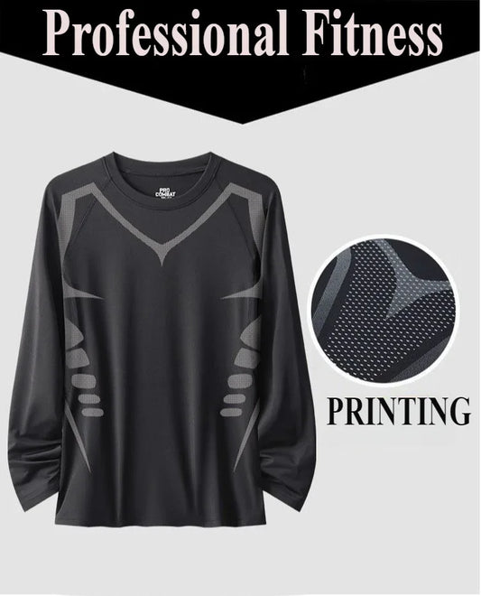The Codex Men’s Sports Suit 2-3 Pcs Running Training Set Quick-Drying Fitness Jacket & Clothes Spring