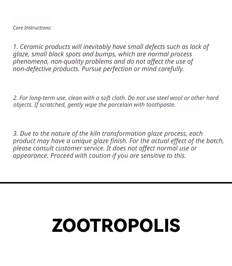 New Zootopia Disney Judith Nick 4 Cute Cartoon Ceramic Rice Bowl Home Festival Gift High Beauty Tableware