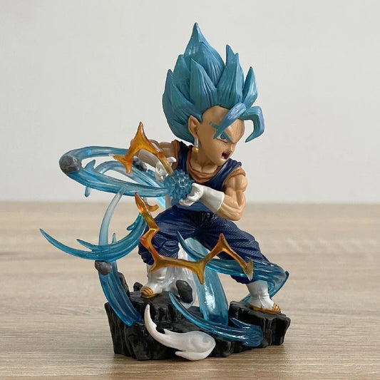 Hot Dragon Ball Z Anime Figure Q Version Vegeta 11CM Action Figure Collection Figurine Model Toys For Children's Gifts