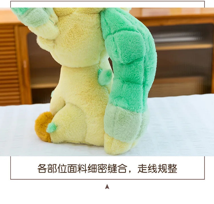 45/55/65CM Big Size Pokemon Leafeon Plushies Kawaii Cartoon Anime Doll Comfortable Soft Doll Children's Ornament Toy Gifts