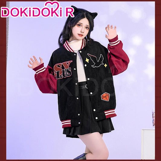 Sylus Doujin Cosplay Costume Game Love and Deepspace DokiDoki-R Men Women Daily Baseball Jacket Sylus Cosplay Coat
