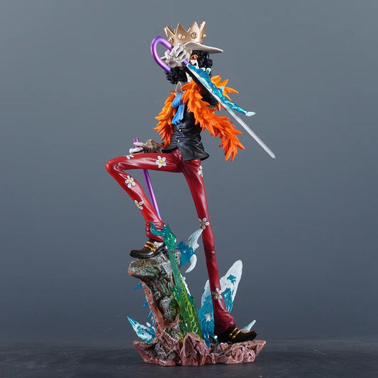 33cm One Piece Anime Figure Lx Burukku Two Years Later Figurines Trendy Table Decorations Set Up Christmas Collection Toys Gift