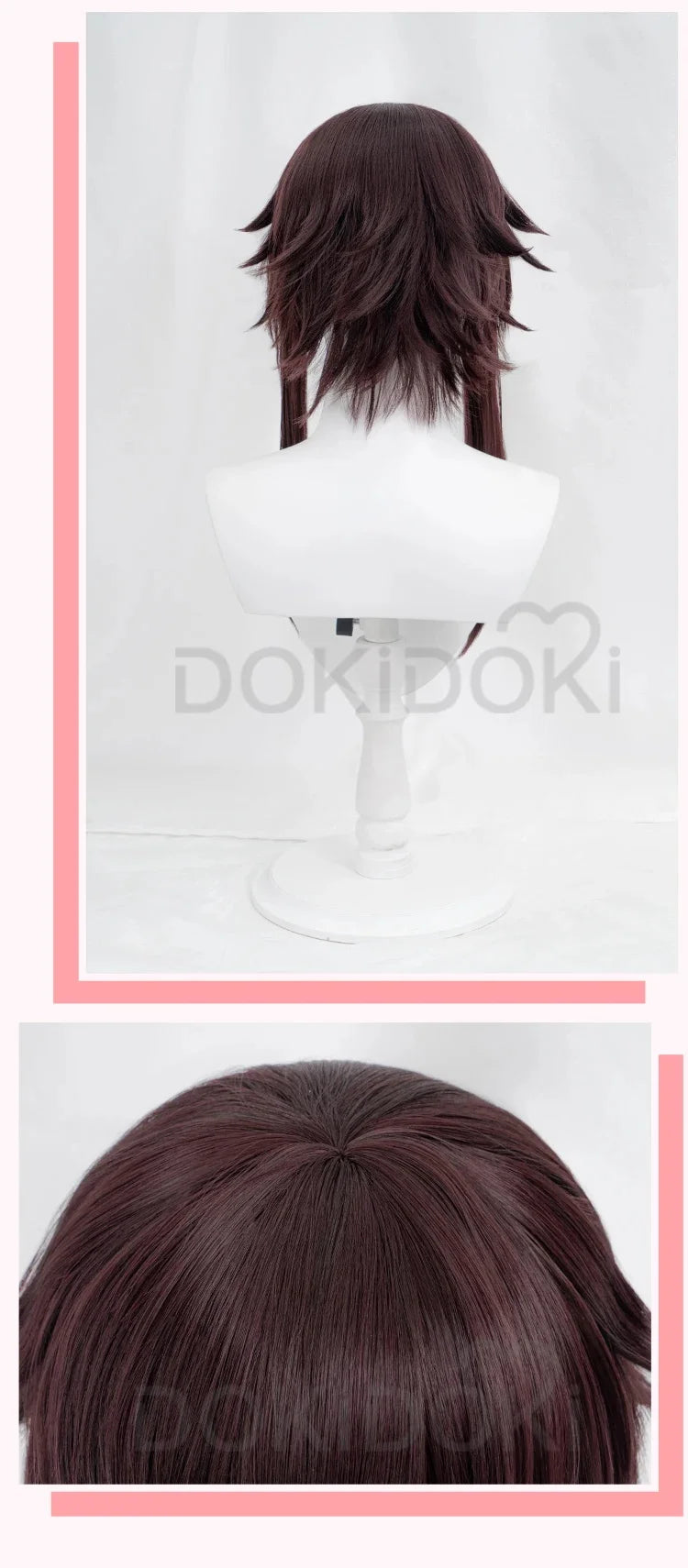 IN STOCK Meguminn Wig Anime Cosplay Wig DokiDoki Meguminn Cosplay Women Cute Long Brown Hair Heat Resistant Free Wig Cap