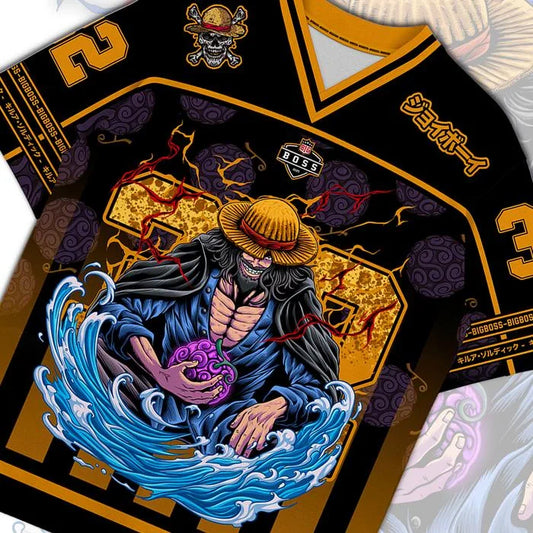 32 Jersey One Piece Joyboy Anime Mecha Y2k Korean Style Baseball Hockey T-shirt Fashion Streetwear Anime Daily Unisex Tops Tees