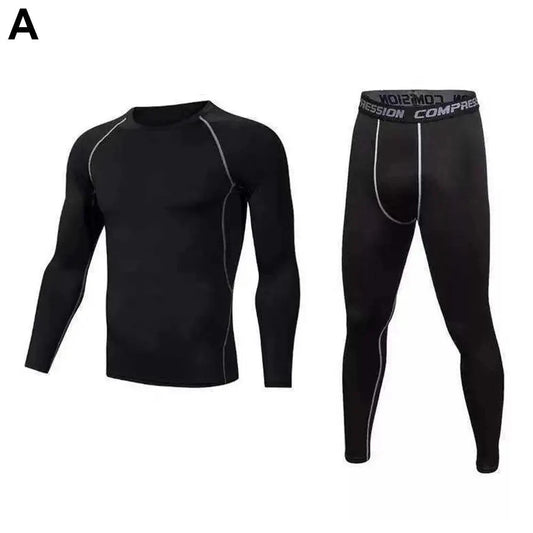 Kids’ Sportswear Thermal Underwear Quick Dry Compression Clothes for Soccer Basketball Boys