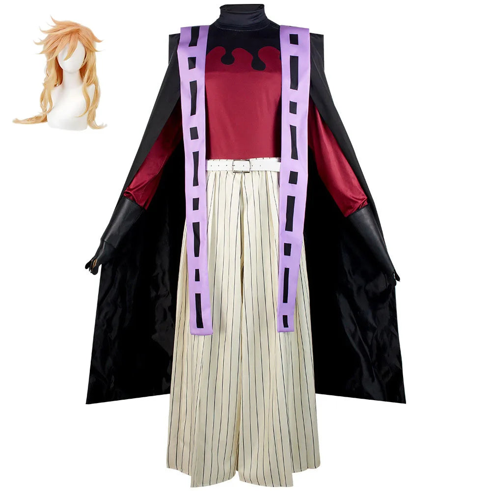 Kimetsu No Yaiba Douma Cosplay Costume Set Polyester - 2PCS / S / Other